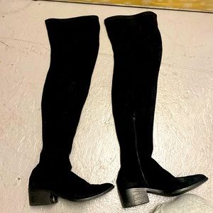 THIGH HIGH BOOTS (VEGAN FAUX SUEDE) 9